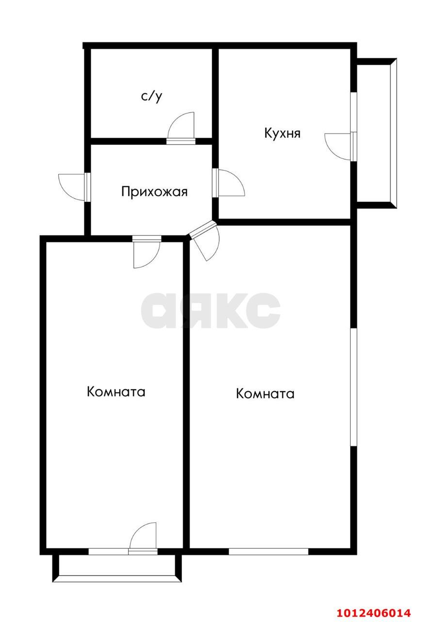 Фото №13: 2-комнатная квартира 55 м² - Краснодар, Музыкальный, ул. имени С.С. Прокофьева, 7