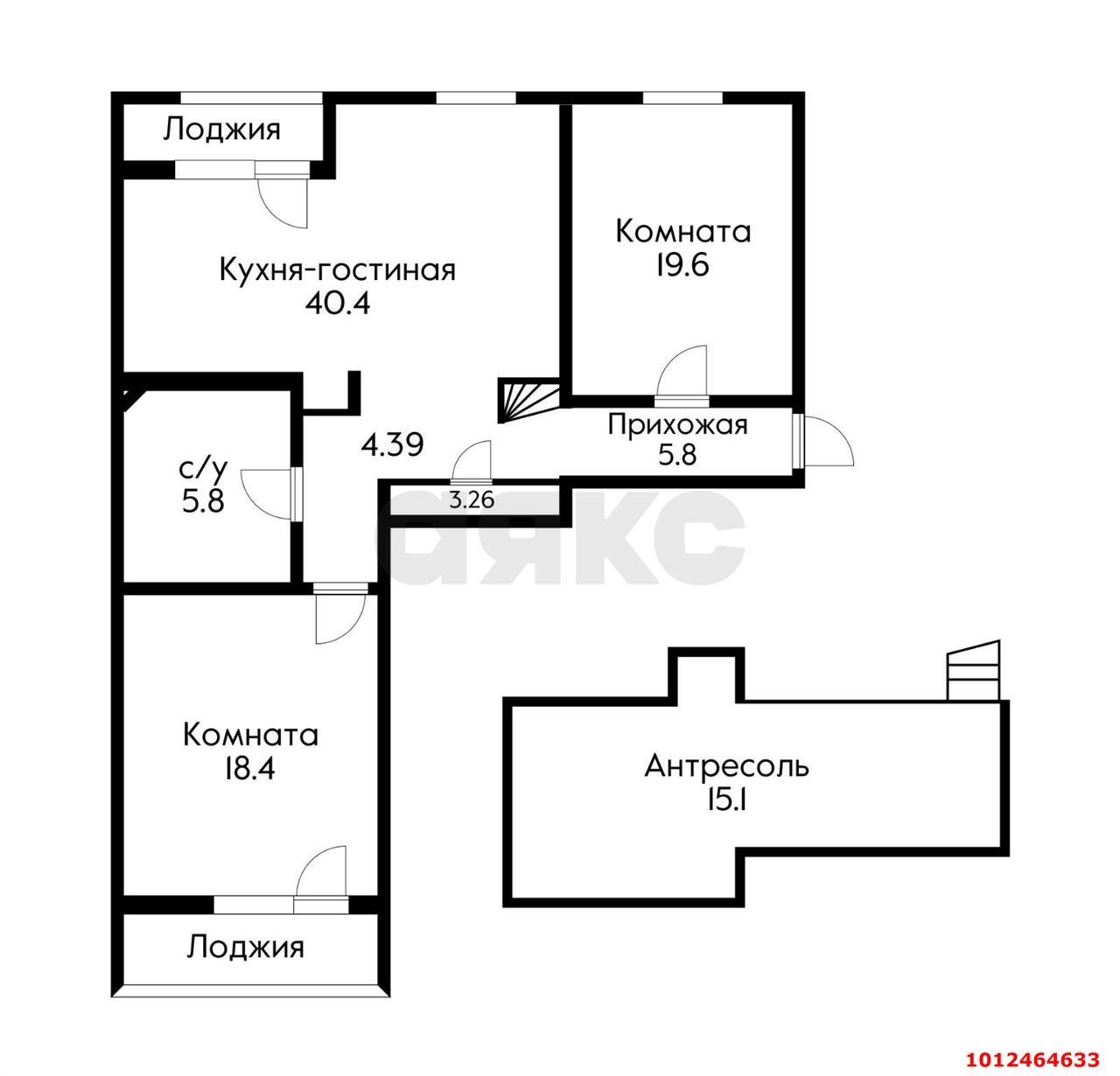 Фото №16: 3-комнатная квартира 96 м² - Краснодар, Восточно-Кругликовский, ул. Черкасская, 127