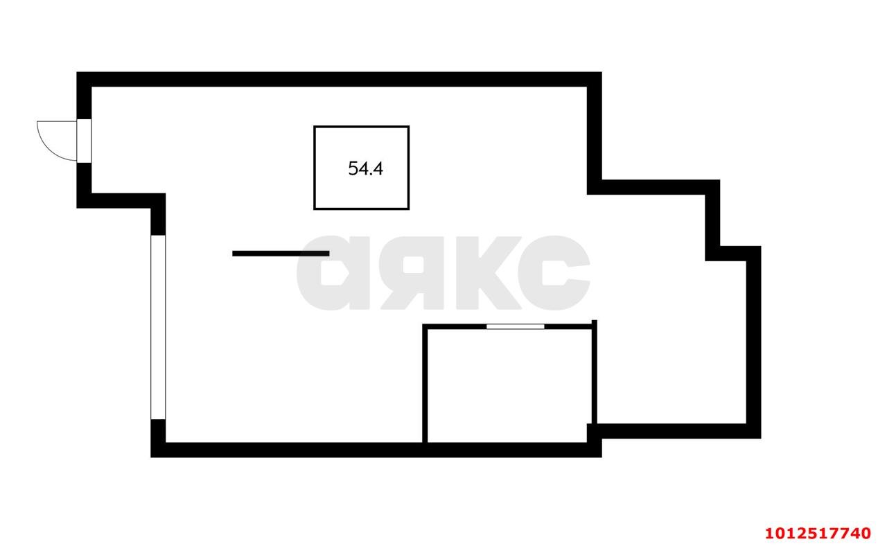 Фото №8: Торговое помещение 54&nbsp;м², 1/17&nbsp;эт. - Краснодар, Прикубанский внутригородской округ, Россинского, мкр. жилой комплекс Россинский Парк, ул. Командорская, 15