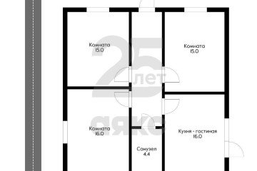 Фото №5: Дом 85 м² - Кубанское Яблоко, мкр. Прикубанский внутригородской округ, ул. Жасминовая, 4