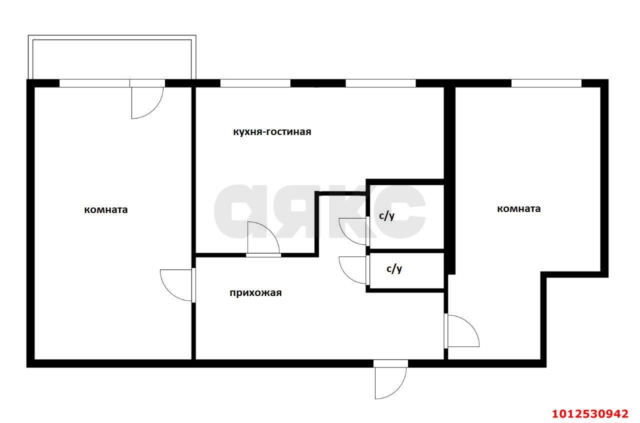 Фото №2: 3-комнатная квартира 60 м² - Краснодар, Восточная промышленная зона, ул. Тихорецкая, 24