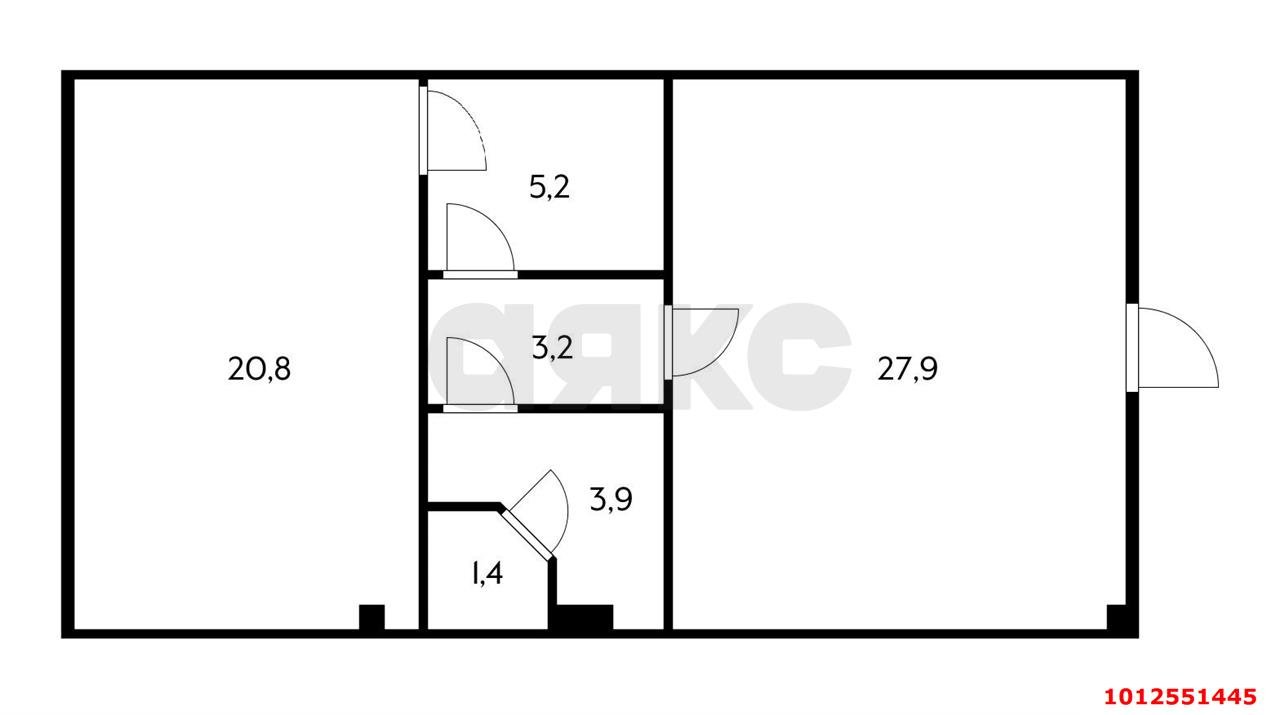 Фото №10: Офисное помещение 62 м² - Краснодар, Музыкальный, ул. имени Сергея Есенина, 108/7А