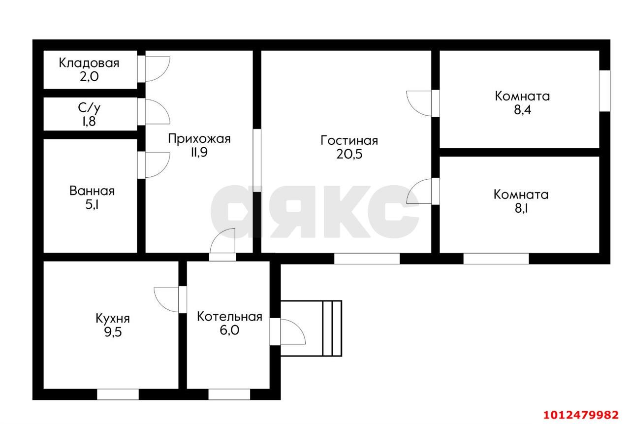 Фото №17: 3-комнатная квартира 71 м² - Краснодар, Прикубанский внутригородской округ, ул. Почтовое отделение 73, 73