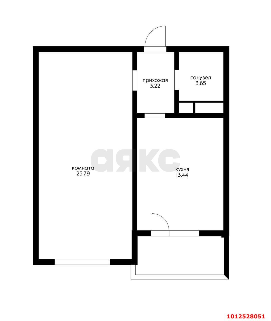 Фото №15: 1-комнатная квартира 50 м² - Краснодар, Центральный, ул. Березанская, 89