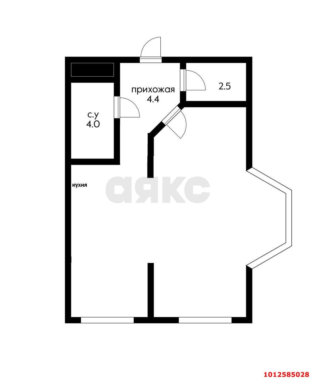 Фото №10: 1-комнатная квартира 47 м² - Краснодар, Центральный, ул. Красная, 176