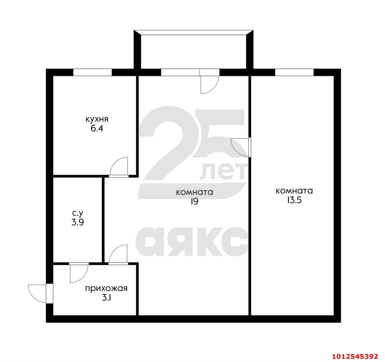 Фото №1: 2-комнатная квартира 48 м² - Краснодар, Черёмушки, ул. Ставропольская, 266