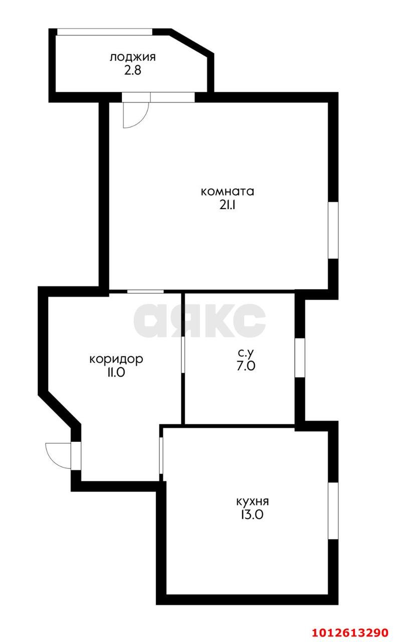 Фото №14: 1-комнатная квартира 54 м² - Краснодар, Калинино, ул. 1 Мая, 570