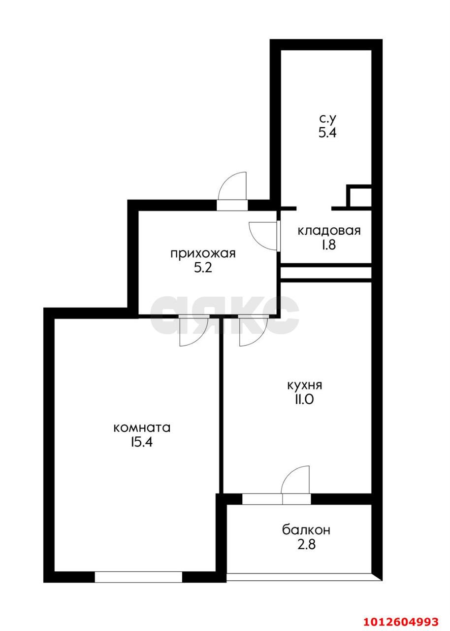 Фото №7: 1-комнатная квартира 41 м² - Краснодар, жилой комплекс Спортивная Деревня, ул. Западный Обход, 42к1