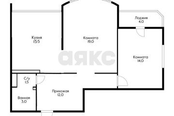 Фото №3: 2-комнатная квартира 69 м² - Краснодар, мкр. Фестивальный, ул. Фестивальная, 7