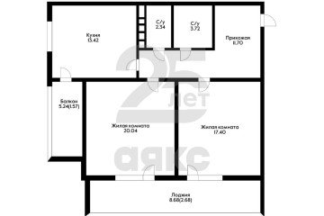 Фото №3: 2-комнатная квартира 72 м² - Краснодар, мкр. Фестивальный, ул. Морская, 45