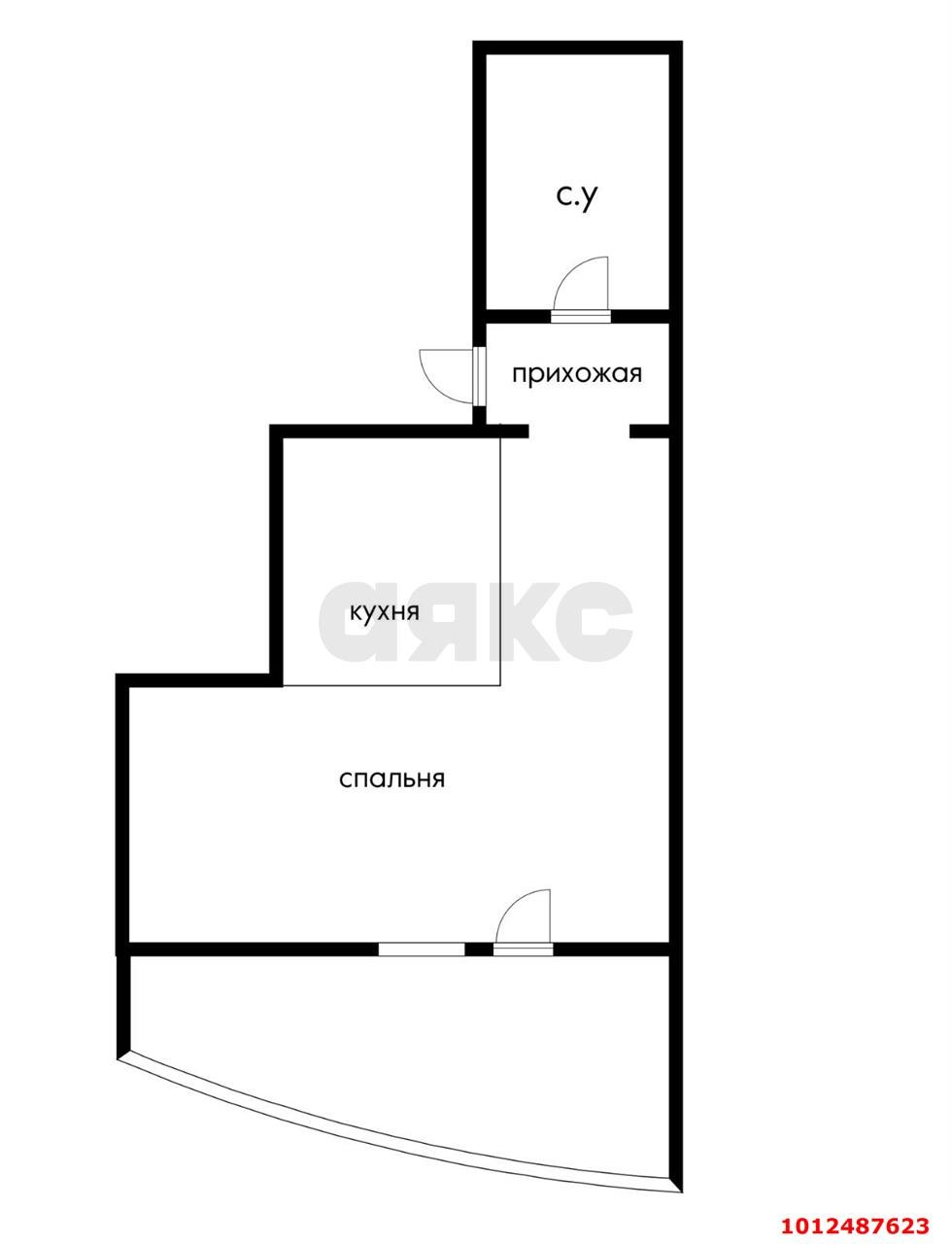 Фото №11: 1-комнатная квартира 40 м² - Краснодар, 1-й квартал, ул. Домбайская, 59