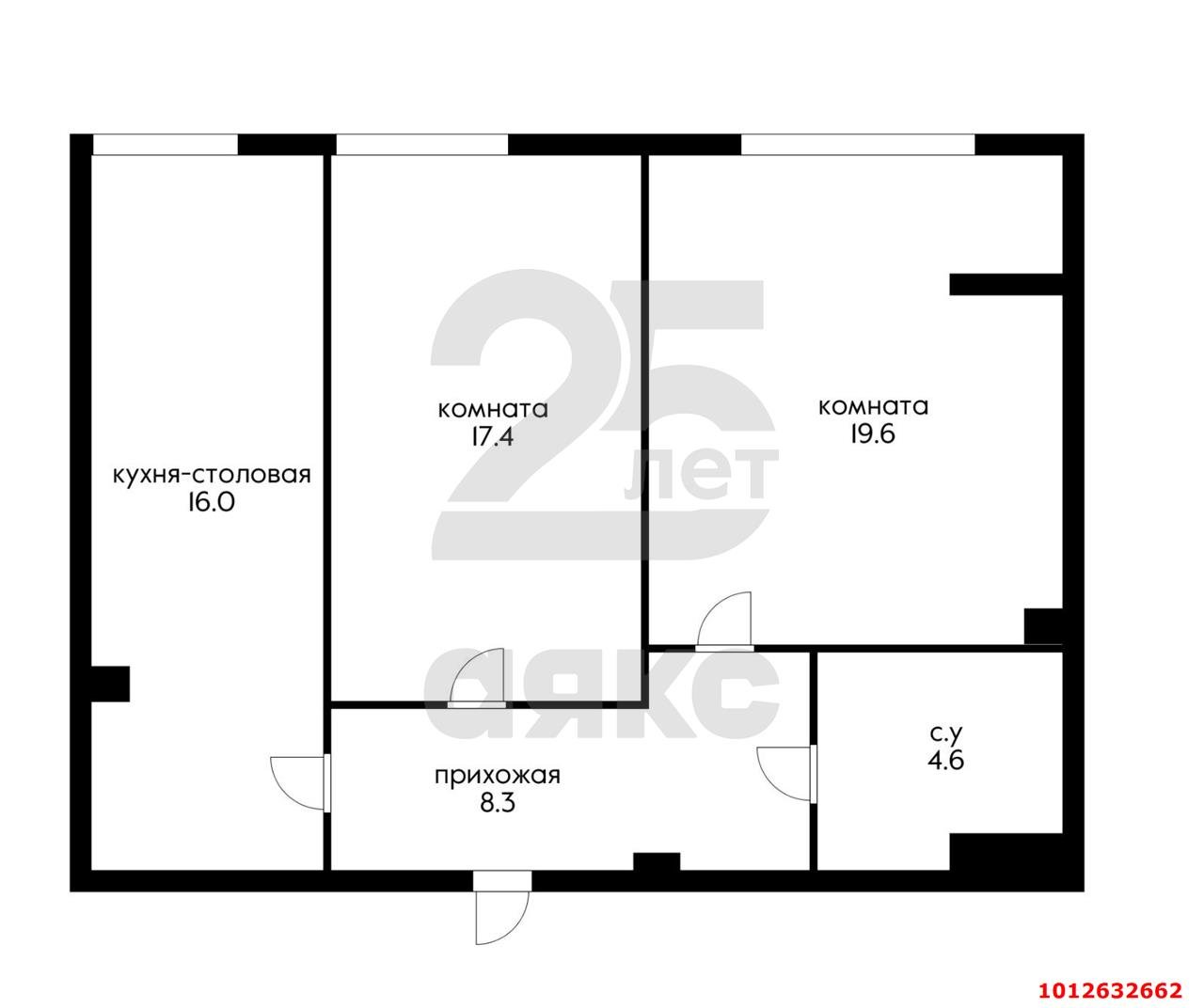 Фото №13: 2-комнатная квартира 65 м² - Краснодар, имени Петра Метальникова, ул. Московская, 158