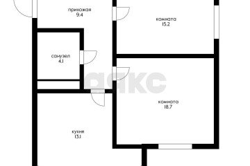 Фото №5: 2-комнатная квартира 61 м² - Яблоновский, ул. Космическая, 88к6