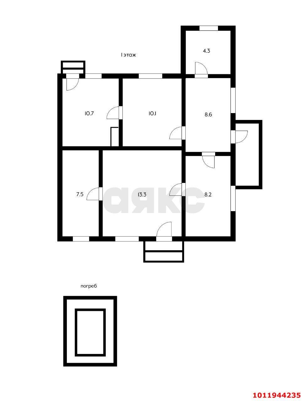 Фото №5: Дом 62&nbsp;м² + 3.6&nbsp;сот., 1&nbsp;эт. - Краснодар, Карасунский внутригородской округ, мкр. Хлопчато-бумажный Комбинат, ул. Полтавская, 53