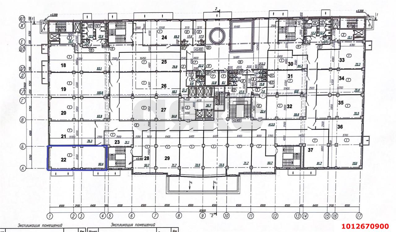 Фото №2: Торговое помещение 91 м² - Краснодар, жилой комплекс Гранд Пэлэс, ул. Уральская, 75/6