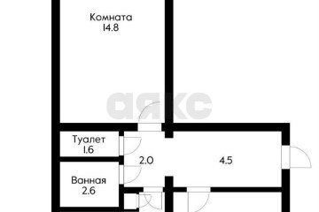 Фото №2: 2-комнатная квартира 43 м² - Лорис, мкр. Карасунский внутригородской округ, ул. Рязанская, 14