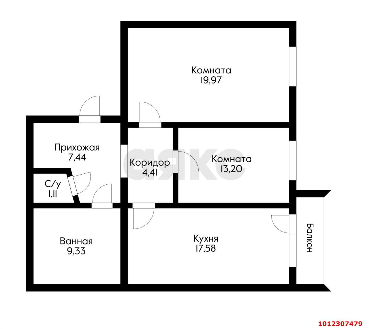 Фото №11: 2-комнатная квартира 79 м² - Краснодар, Калинино, ул. Вологодская, 8