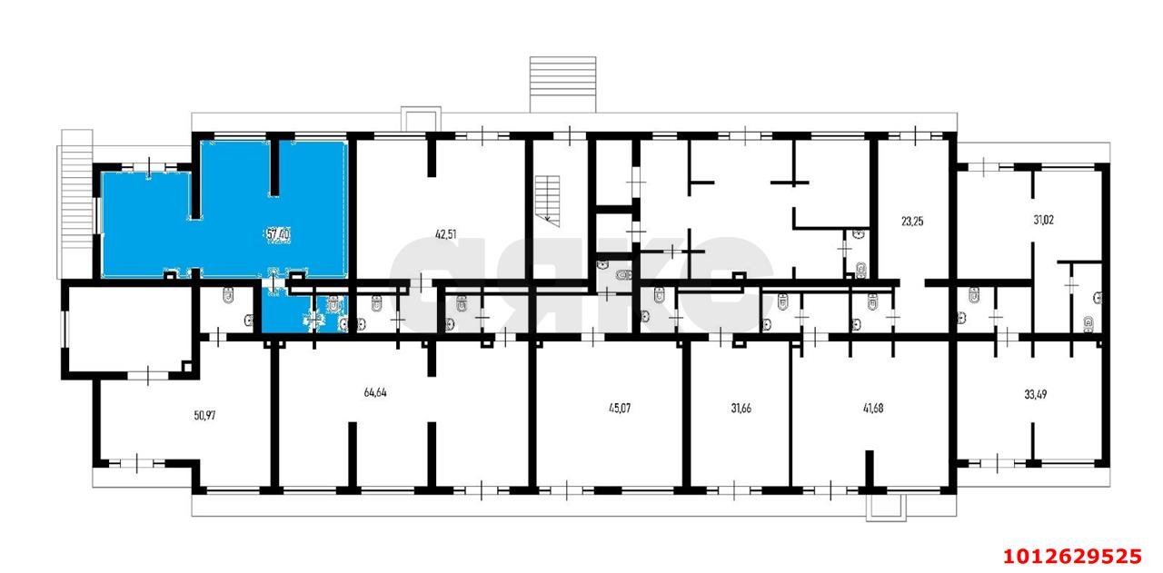 Фото №6: Торговое помещение 58 м² - Краснодар, жилой комплекс Мой Город, ул. Западный Обход, 39/1к3