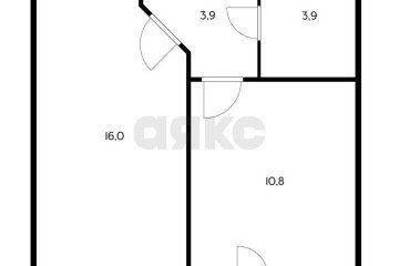 Фото №2: 1-комнатная квартира 35 м² - Новая Адыгея, мкр. жилой комплекс Мега, ул. Бжегокайская, 90/3к2