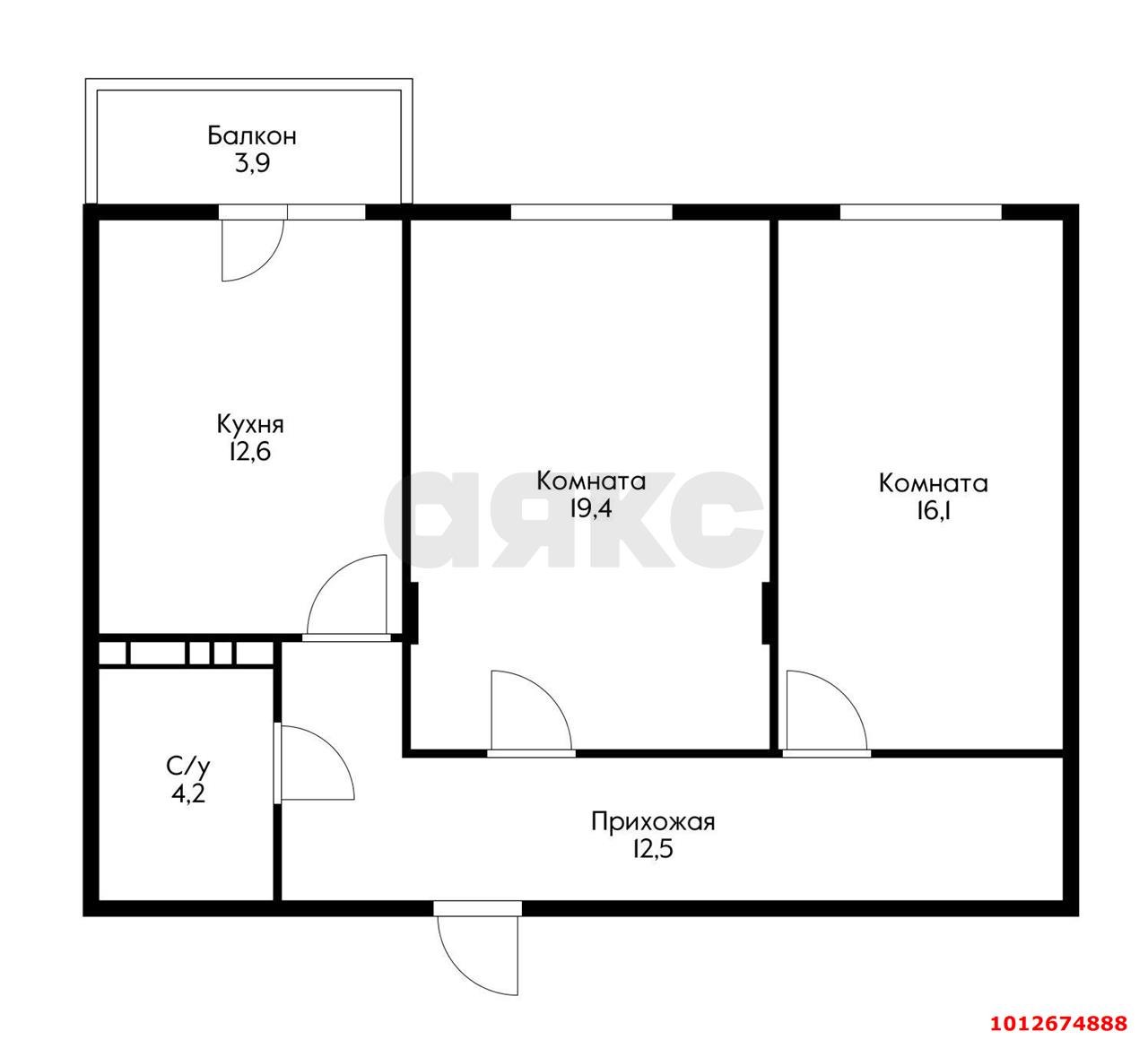 Фото №19: 2-комнатная квартира 65 м² - Краснодар, Пашковский, ул. Криничная, 128