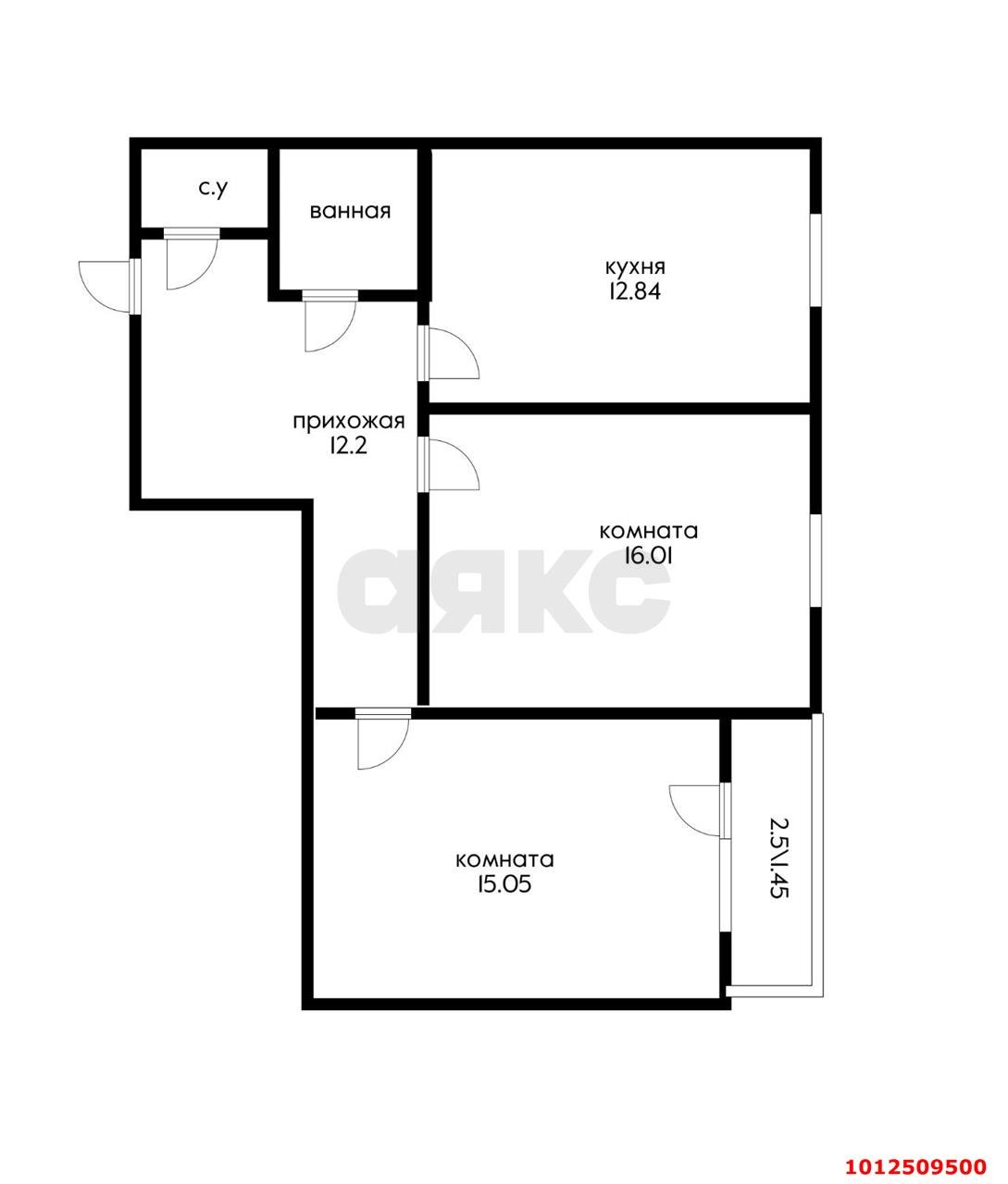 Фото №8: 2-комнатная квартира 63 м² - Краснодар, жилой комплекс Спорт-Сити, ул. Домбайская, 10/1с1