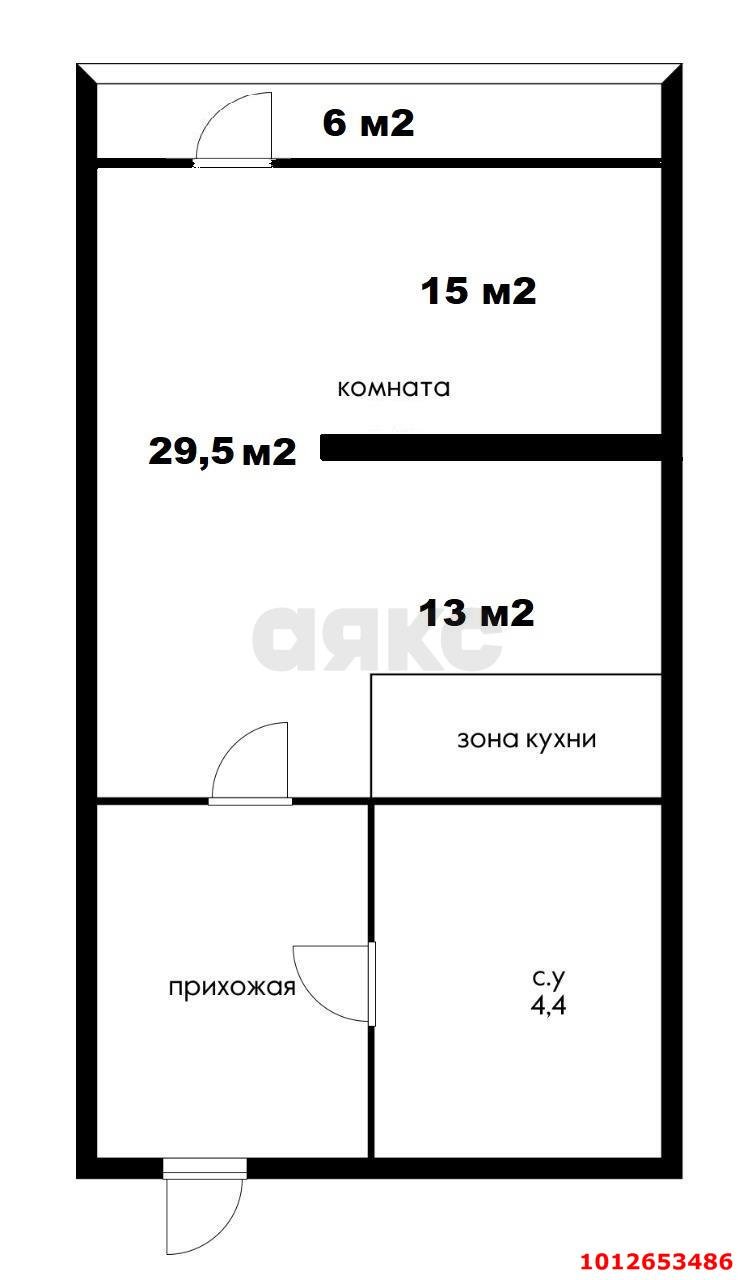 Фото №16: 1-комнатная квартира 36 м² - Краснодар, Горхутор, ул. Агрономическая, 2/5лит2