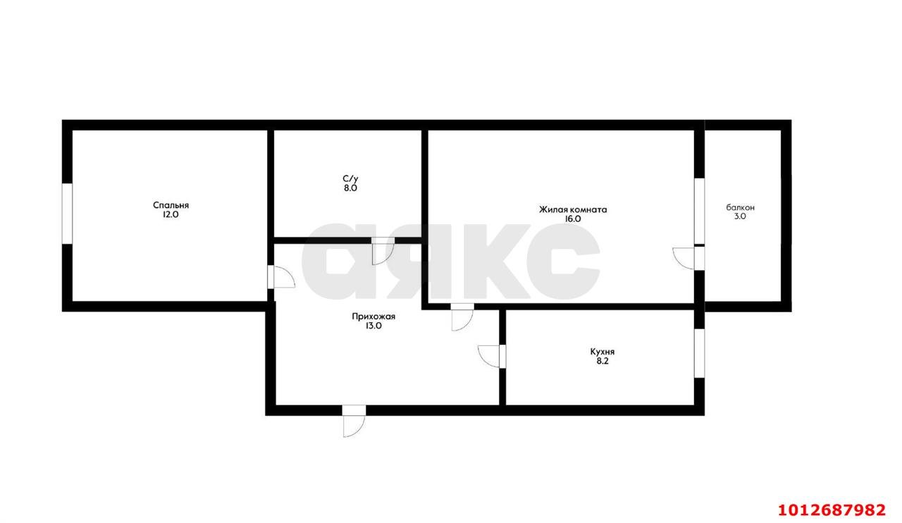 Фото №15: 2-комнатная квартира 52 м² - Краснодар, Калинино, ул. Российская, 446/5