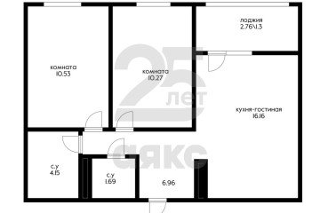 Фото №5: 2-комнатная квартира 49 м² - Краснодар, мкр. жилой комплекс Новые Сезоны, 