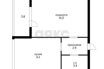 Фото №4: 1-комнатная квартира 36 м² - Краснодар, мкр. Музыкальный, ул. имени Сергея Есенина, 84