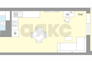 Фото №2: Студия 26 м² - Краснодар, мкр. Любимово, 