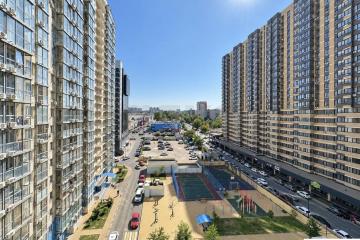 Фото №1: 1-комнатная квартира 39 м², 9/25 эт. - Краснодар, мкр. жилой комплекс Аквамарин, ул. Уральская, 75к1
