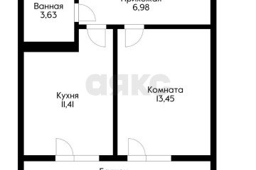 Фото №2: 1-комнатная квартира 35 м² - Краснодар, мкр. жилой комплекс Краски, ул. Краеведа Соловьёва, 6к4