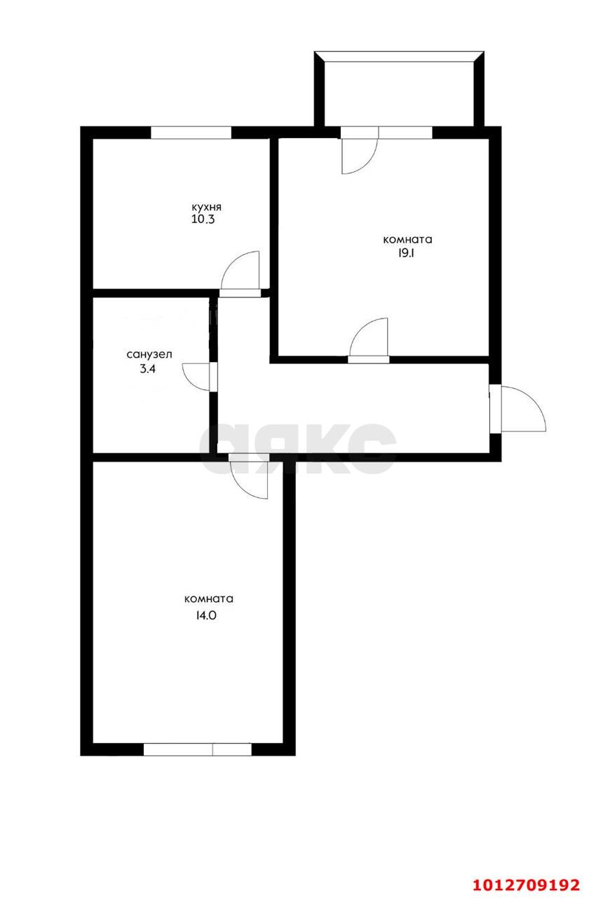 Фото №12: 2-комнатная квартира 54 м² - Краснодар, Центральный, ул. Янковского, 88