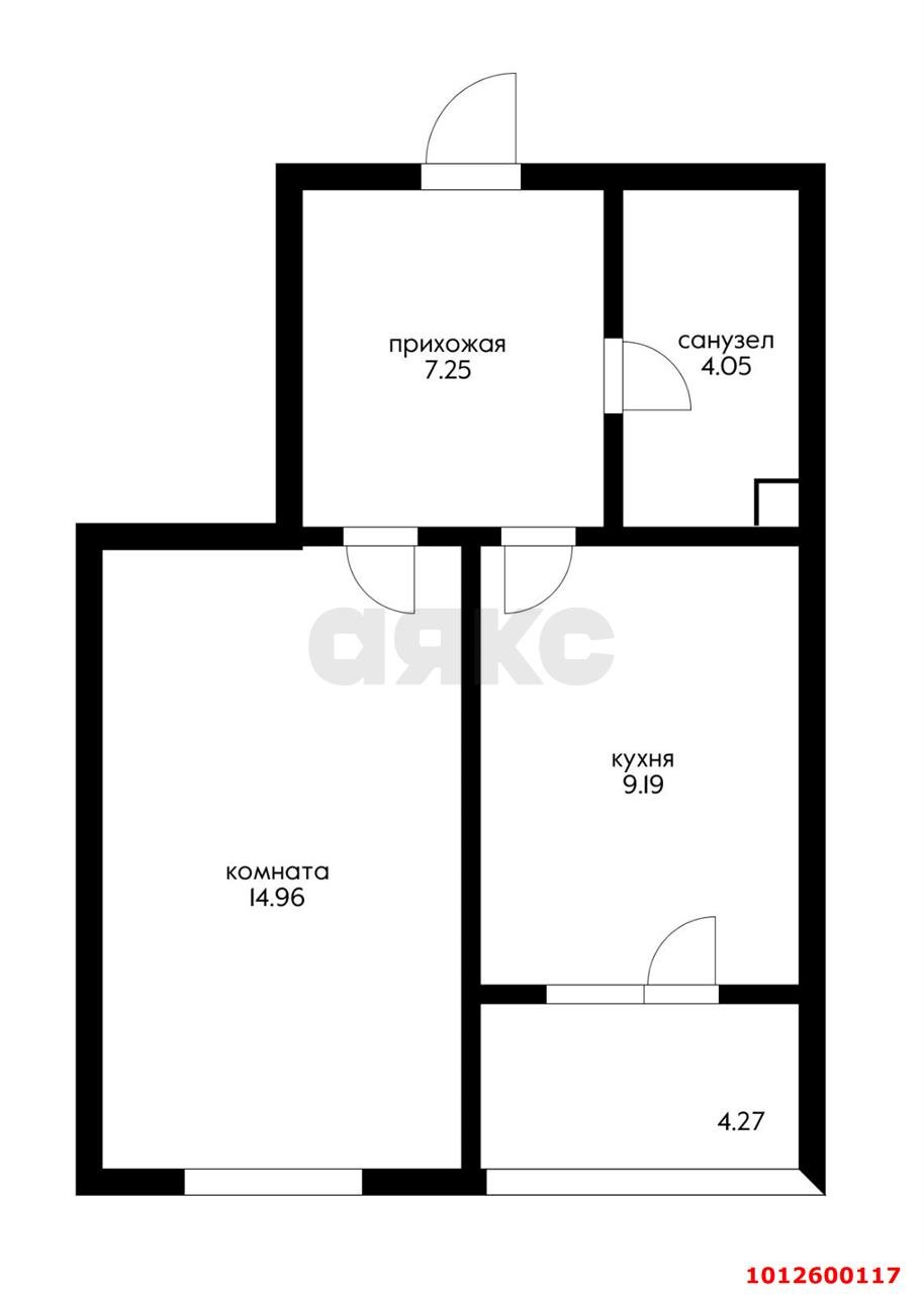 Фото №8: 1-комнатная квартира 35&nbsp;м², 1/3&nbsp;эт. - Краснодар, Прикубанский внутригородской округ, мкр. жилой комплекс Новая Португалия, ул. Пиренейская, 10