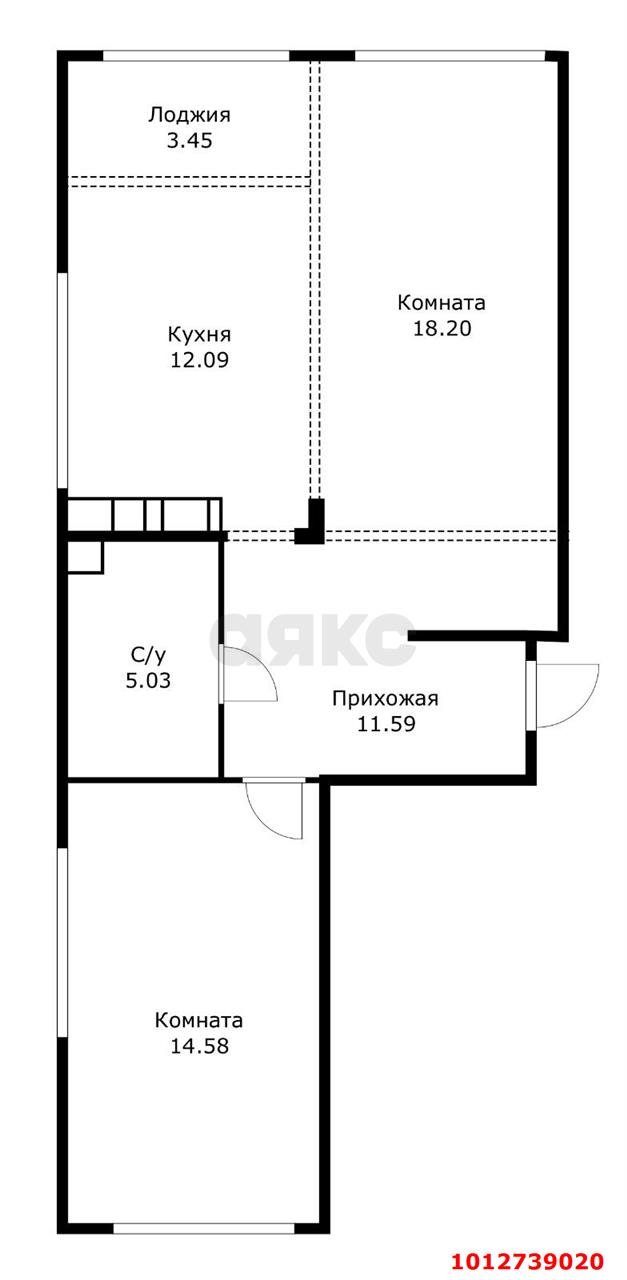 Фото №4: 2-комнатная квартира 68 м² - Краснодар, Черёмушки, 