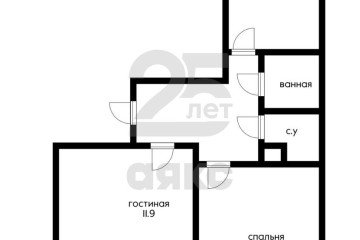 Фото №3: 2-комнатная квартира 65 м² - Краснодар, мкр. жилой комплекс Свобода, ул. Домбайская, 55к6