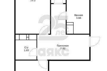 Фото №5: 2-комнатная квартира 57 м² - Краснодар, мкр. имени Петра Метальникова, ул. Петра Метальникова, 36