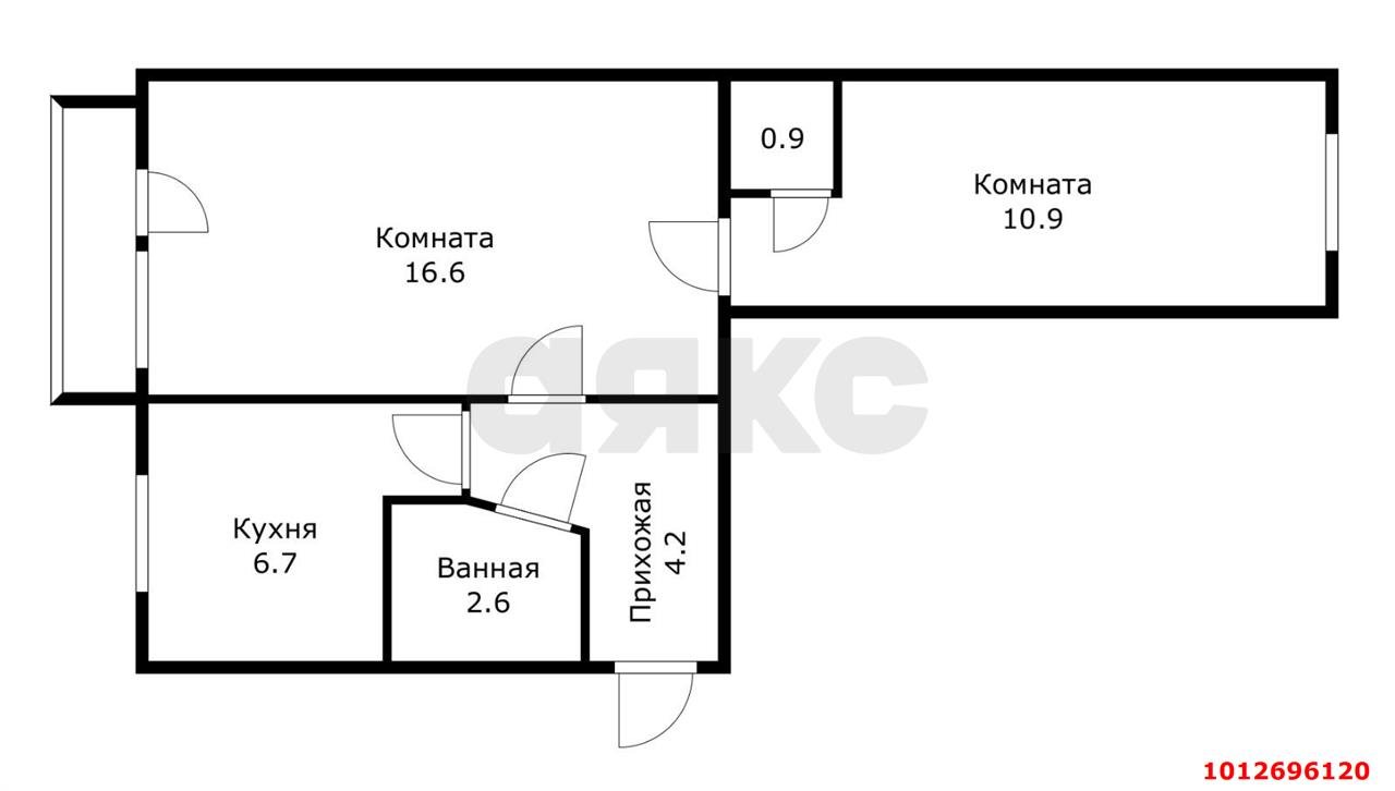 Фото №13: 2-комнатная квартира 44 м² - Краснодар, Фестивальный, ул. имени Тургенева, 134