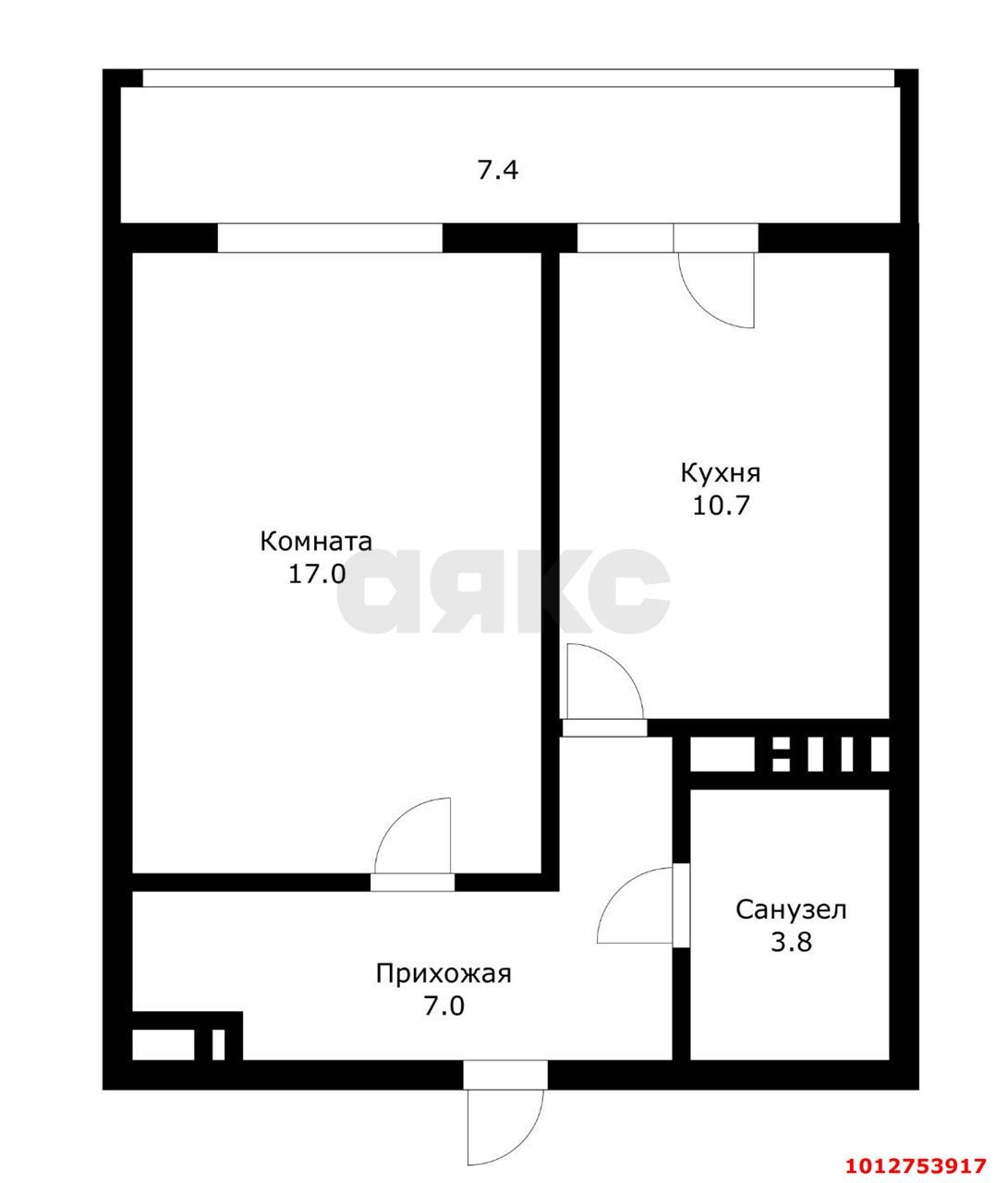 Фото №18: 1-комнатная квартира 45 м² - Краснодар, Гидростроителей, ул. Гидростроителей, 62к1