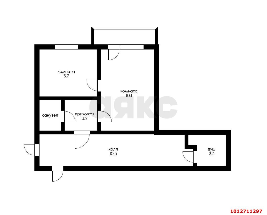 Фото №8: Комната 21 м² - Краснодар, Хлопчато-бумажный Комбинат, ул. Бородина, 20