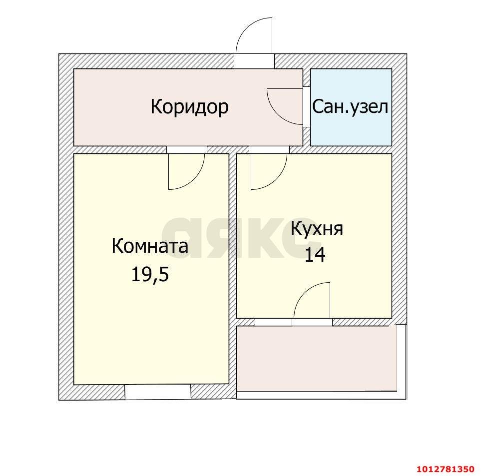 Фото №12: 1-комнатная квартира 45 м² - Краснодар, Солнечный, ул. Архитектора Петина, 18/3