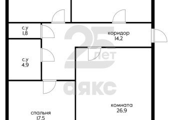 Фото №3: 3-комнатная квартира 95 м² - Краснодар, мкр. Фестивальный, ул. Гаражная, 79/1