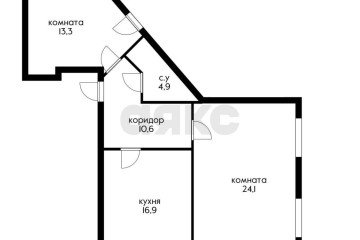 Фото №2: 2-комнатная квартира 69 м² - Краснодар, мкр. Фестивальный, ул. Гаражная, 79/1