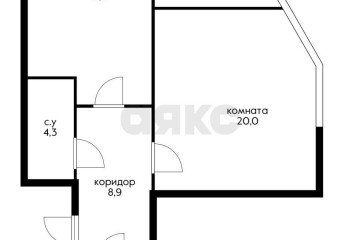 Фото №2: 1-комнатная квартира 57 м² - Краснодар, мкр. Фестивальный, ул. Гаражная, 79/1