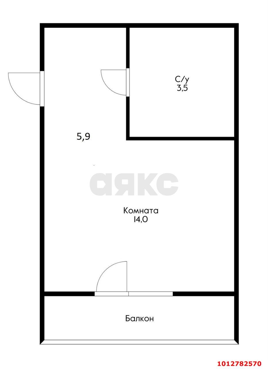 Фото №8: Студия 25 м² - Краснодар, имени Петра Метальникова, ул. Московская, 152