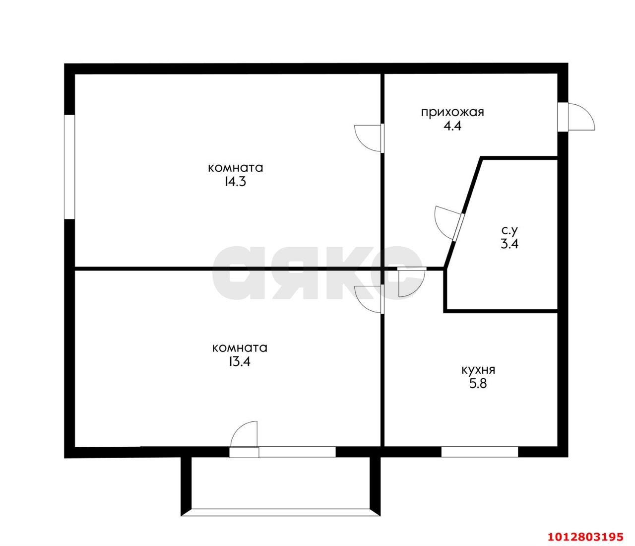 Фото №11: 2-комнатная квартира 40 м² - Энем, ул. Седина, 47