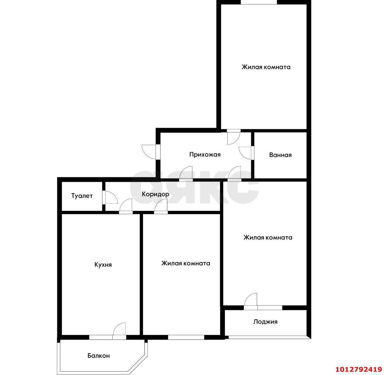 Фото №6: 3-комнатная квартира 88 м² - Краснодар, жилой комплекс Квартал № 6, 