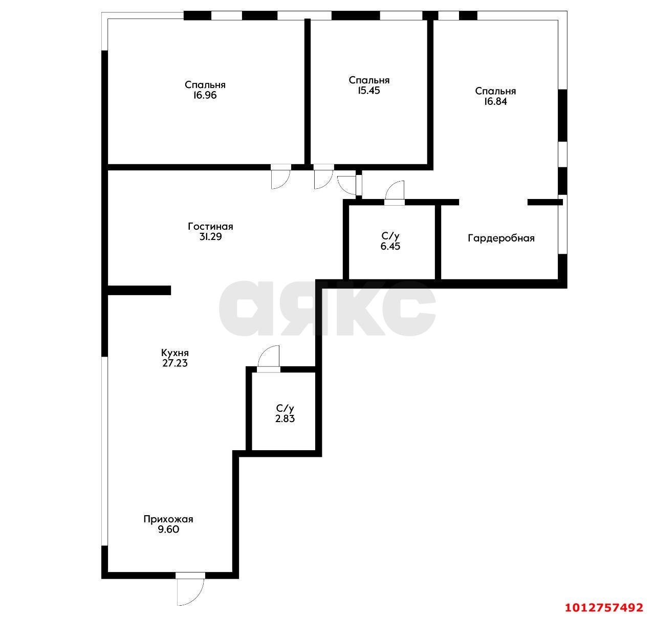 Фото №10: 4-комнатная квартира 130 м² - Краснодар, Центральный, ул. Береговая, 10/3