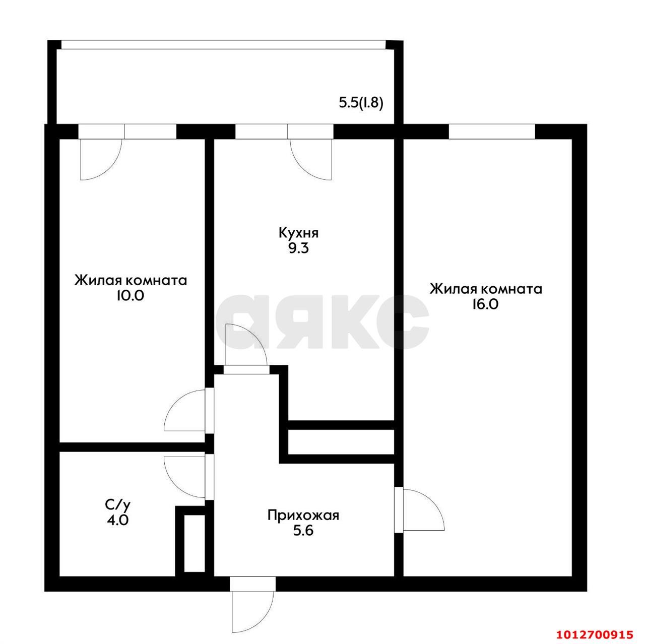 Фото №7: 2-комнатная квартира 46 м² - Краснодар, Губернский, ул. Боспорская, 2