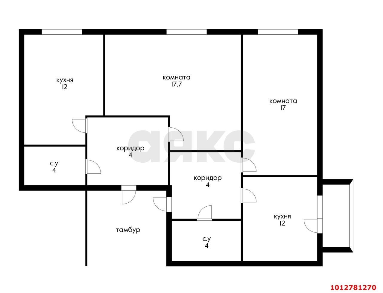 Фото №14: 2-комнатная квартира 78 м² - Краснодар, Дубинка, ул. Маяковского, 69